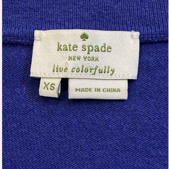 Kate Spade Women's Cardigan Sweater Jewels Size XS EUC - Picture 5 of 14